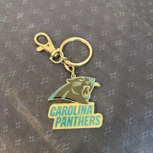 Carolina Panthers Keychain Metal Heavyweight Team Logo Key Ring